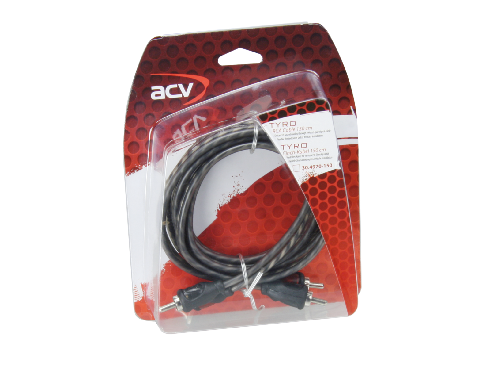 ACV 30.4970-150 2-Kanal Cinchkabel 1,5m - TYRO Serie 