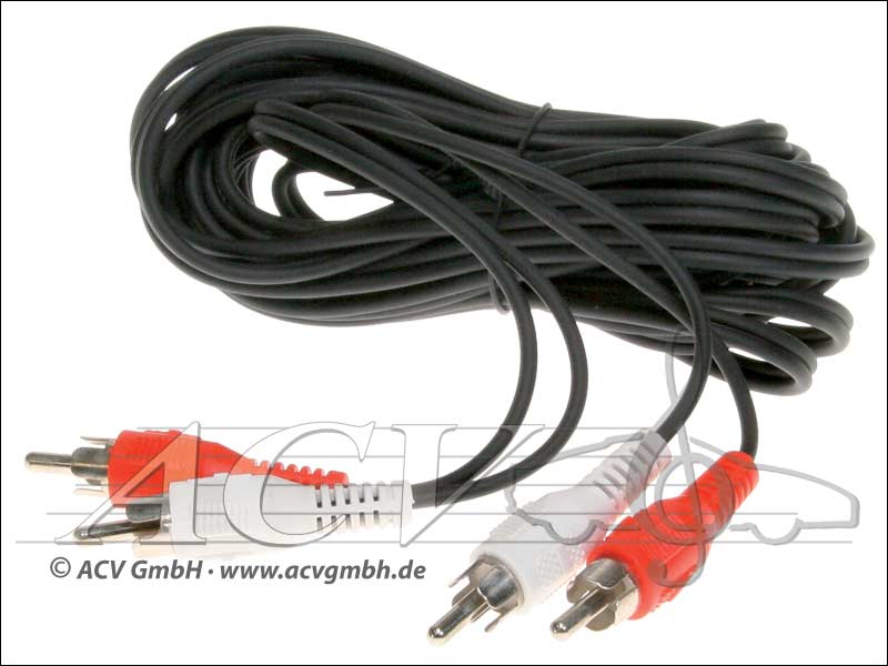 ACV 311.490-06 RCA connessione a 2 vie maschio a maschio 5m 