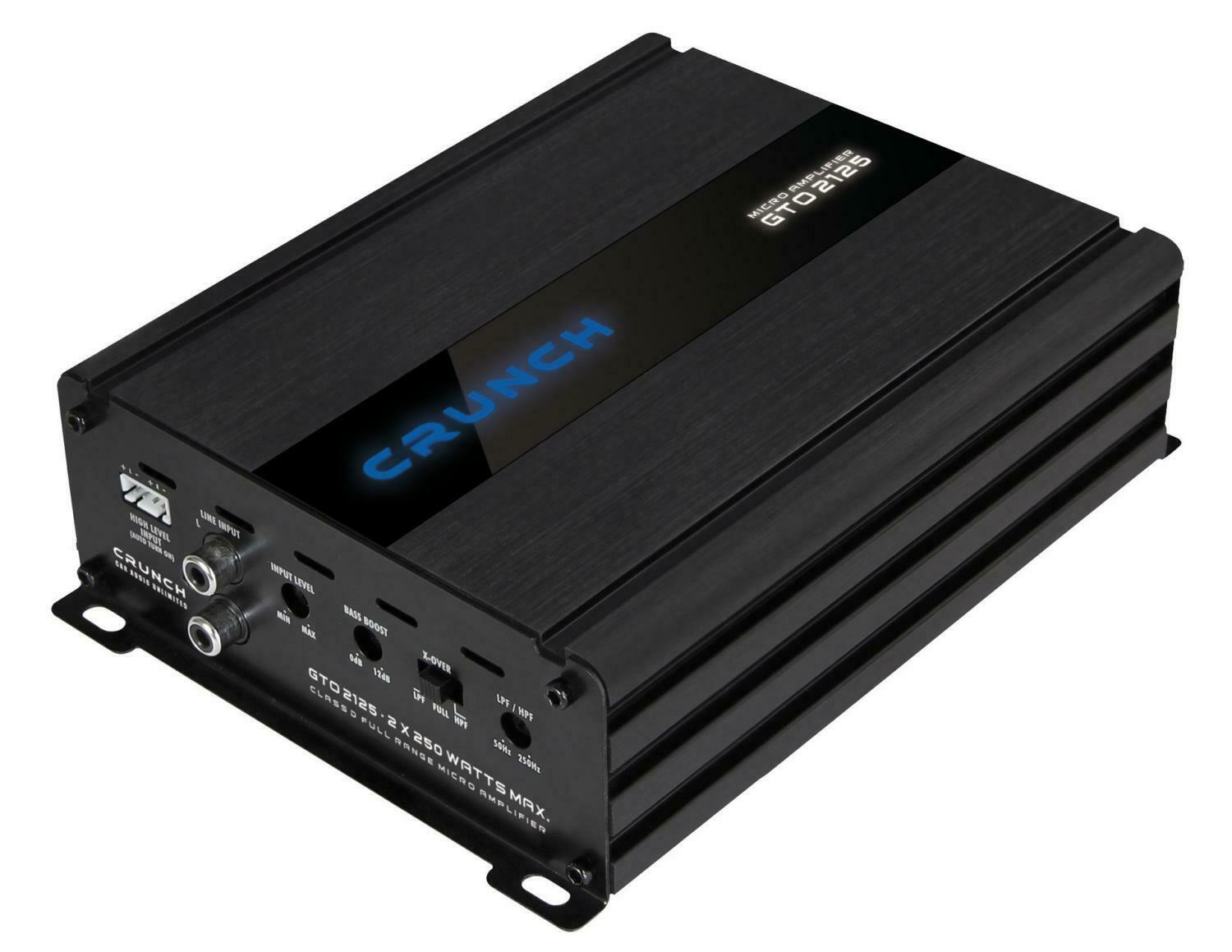 Crunch GTO2125 2-Kanal Verstärker Endstufe Amplifier 250 Watt RMS