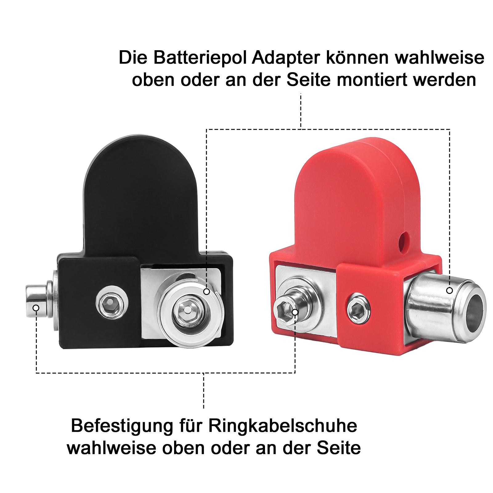 AMPIRE PK-SET Batteriepolklemmen-Set, Plus/Minuspol