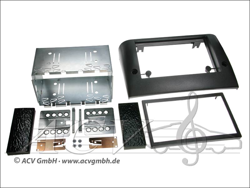 Double-DIN installation du kit Fiat Stilo 