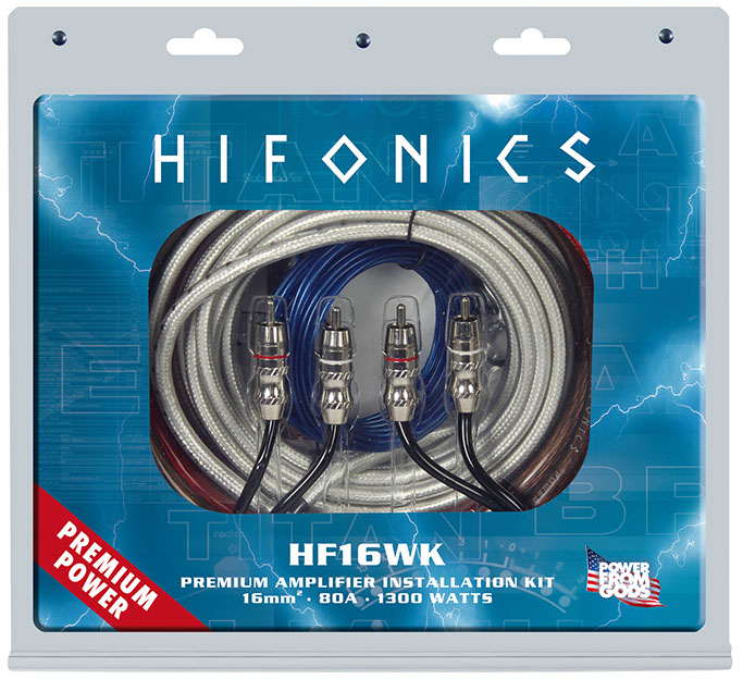 HF16WK HIFONICS PREMIUM KIT CABLE 16 mm ² HF 16 semaines 