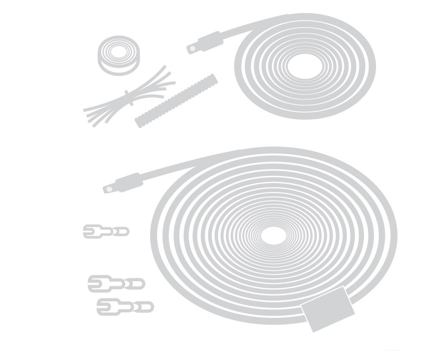 Connection Audison FSK 700.1 POWER KIT Kabelset Verstärker Anschluß Set 21 mm² 