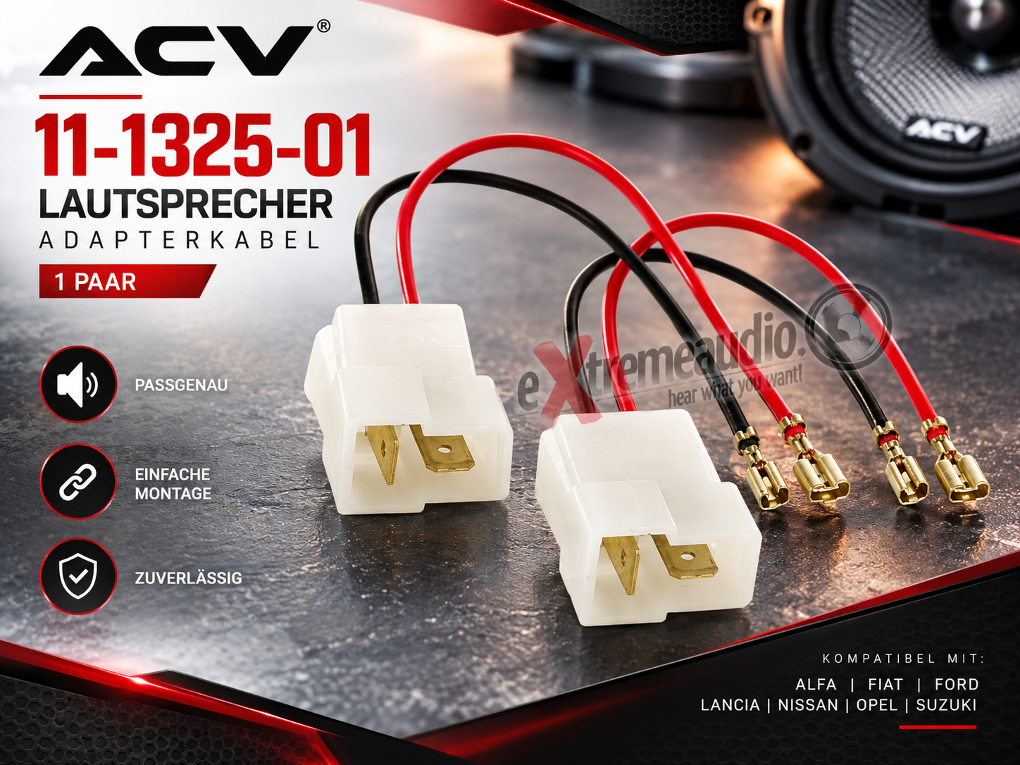 ACV 1325-01 Alfa / Fiat / Ford / Lancia / Nissan / Opel / Suzuki 