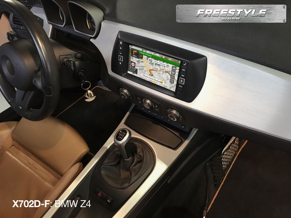 Alpine X703D-F Freestyle 7-Zoll-Navigationssystem mit Apple CarPlay und Android Auto Unterstützung für alle Fahrzeuge