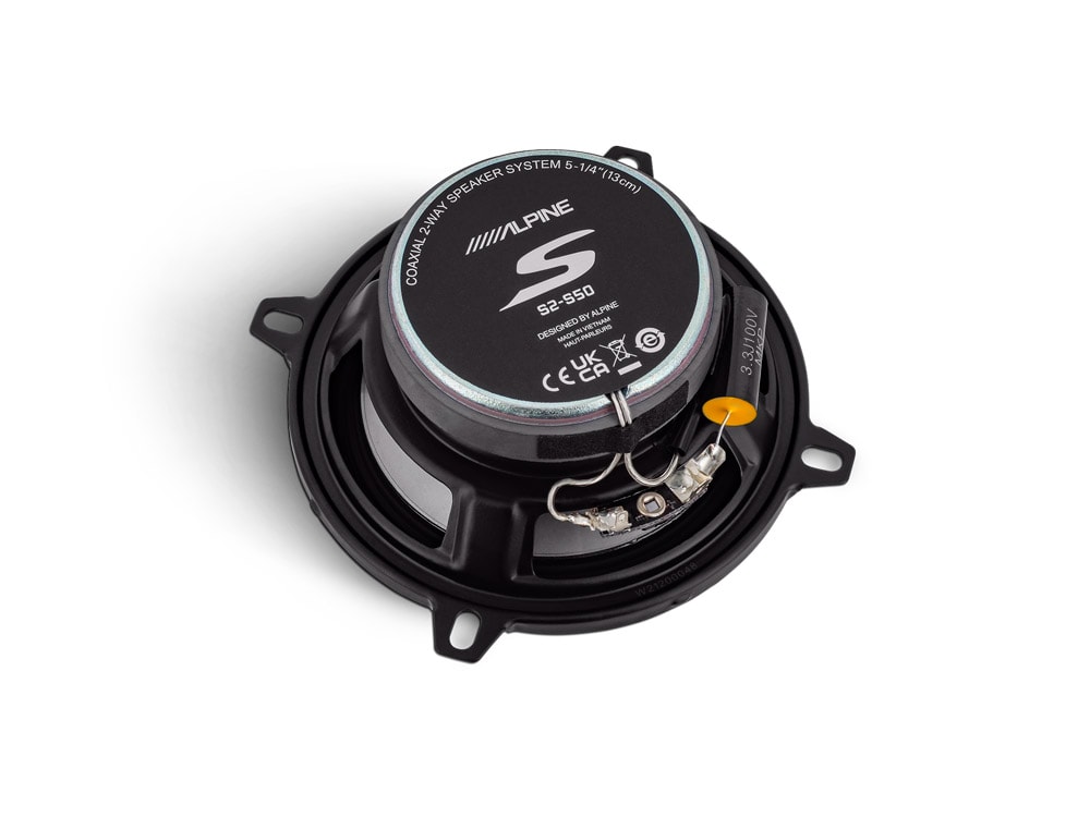 Alpine S2-S50 13 cm (5.25") 2-Wege Koaxial Lautsprecher 170 Watt - 1 Paar S-Series