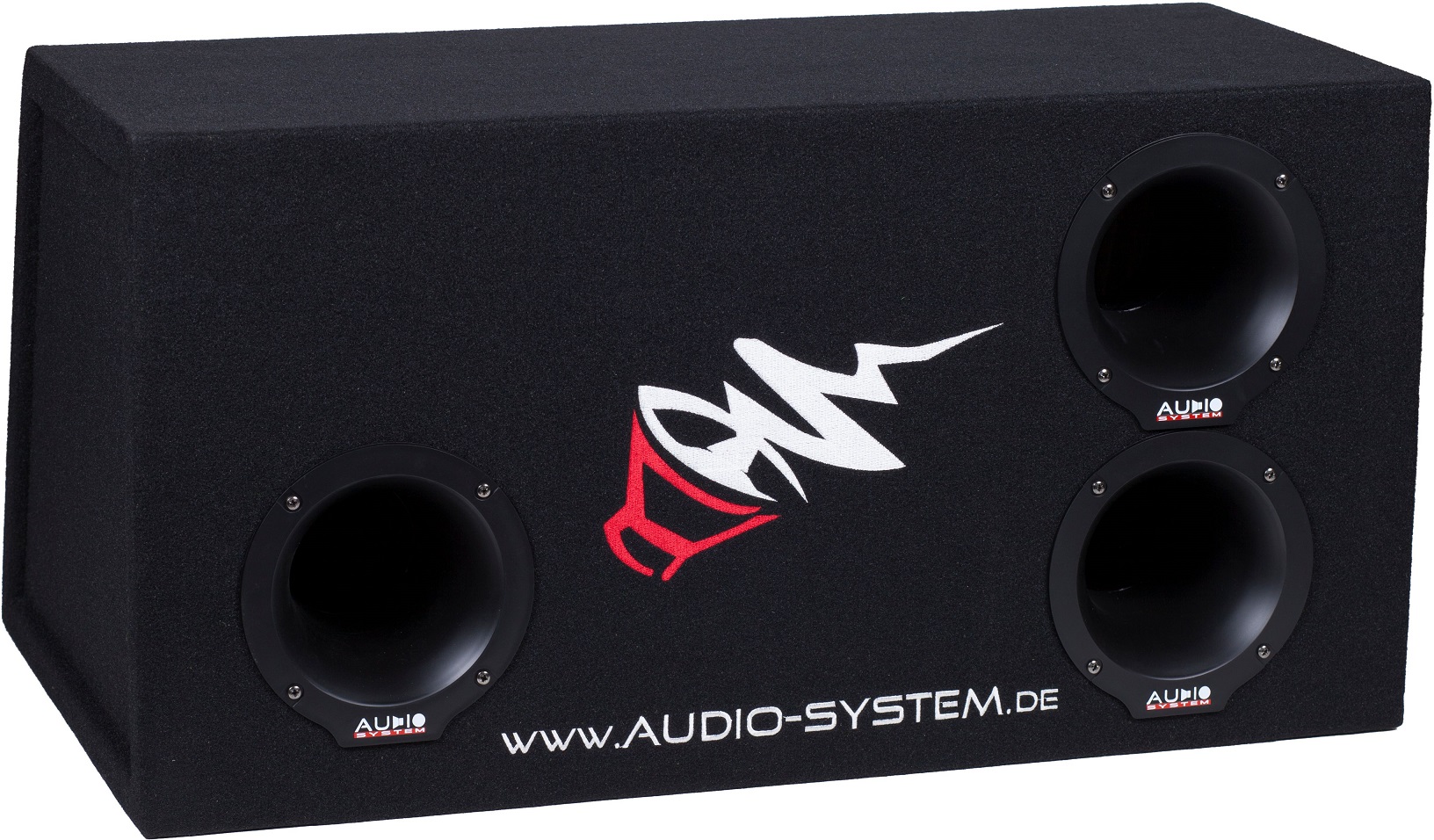 AUDIO SYSTEM BP 12 Single-Bandpass Leergehäuse 75 Liter für 30 cm Bass