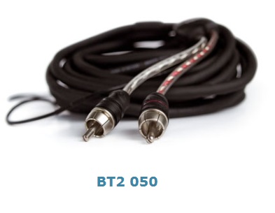 Connection Audison BT2 050 - 2-Kanal Cinchkabel 50 cm STEREO RCA CABLE 50cm