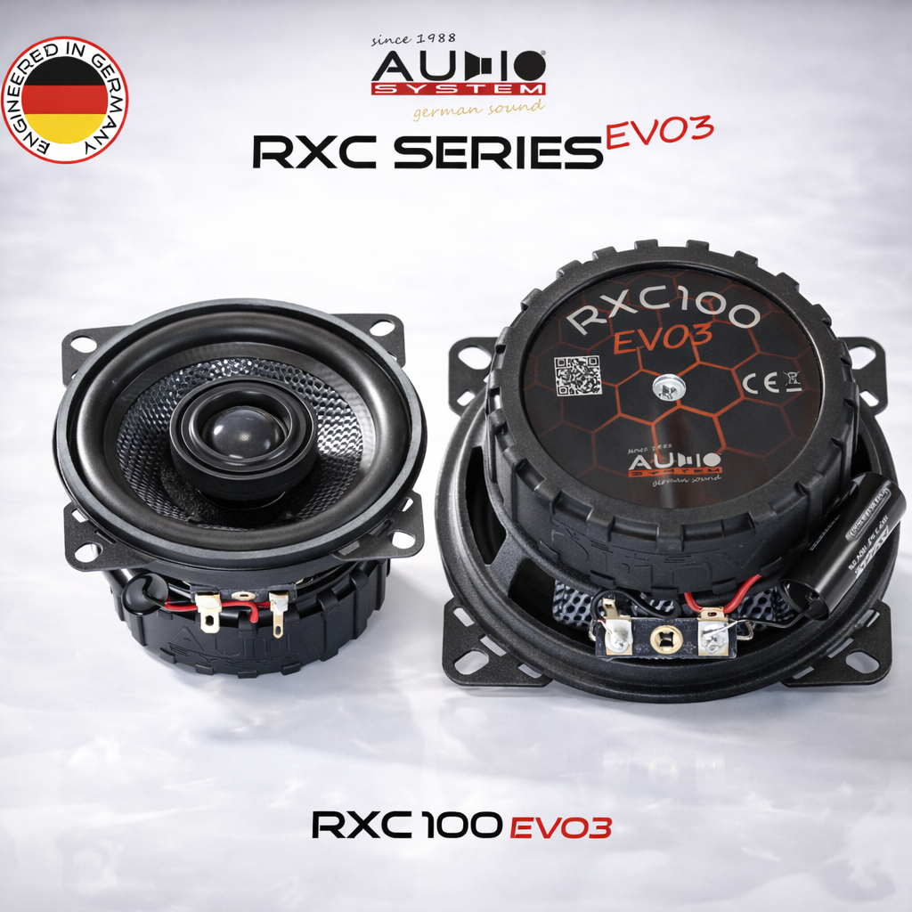Audio System RXC100 EVO3 10 cm (4") 2-Wege Koaxial Lautsprecher - 1 Paar