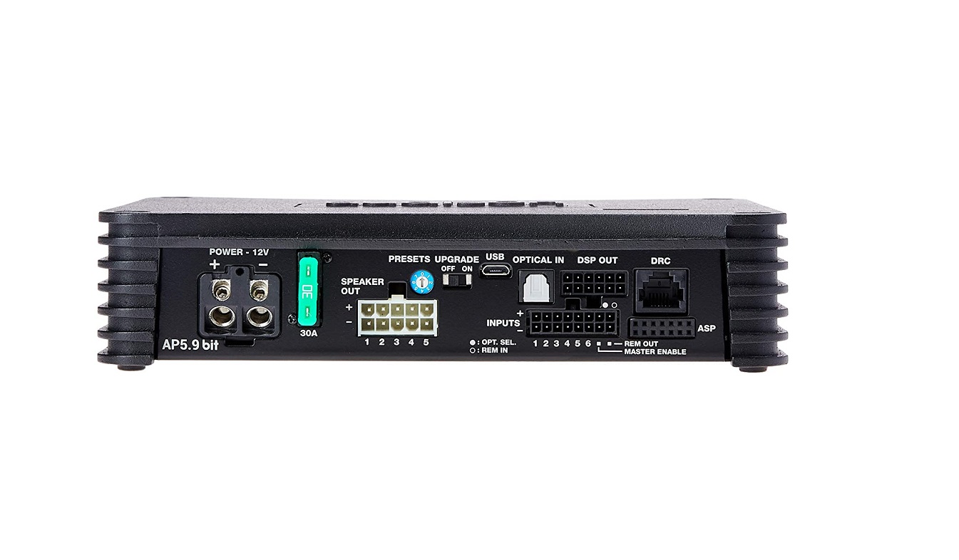 Audison AP5.9 bit 5-Kanal Verstärker mit integriertem Soundprozessor AP 5.9 bit -5CH AMP WITH 9CH DSP 2x40W+2x90W+1x270W
