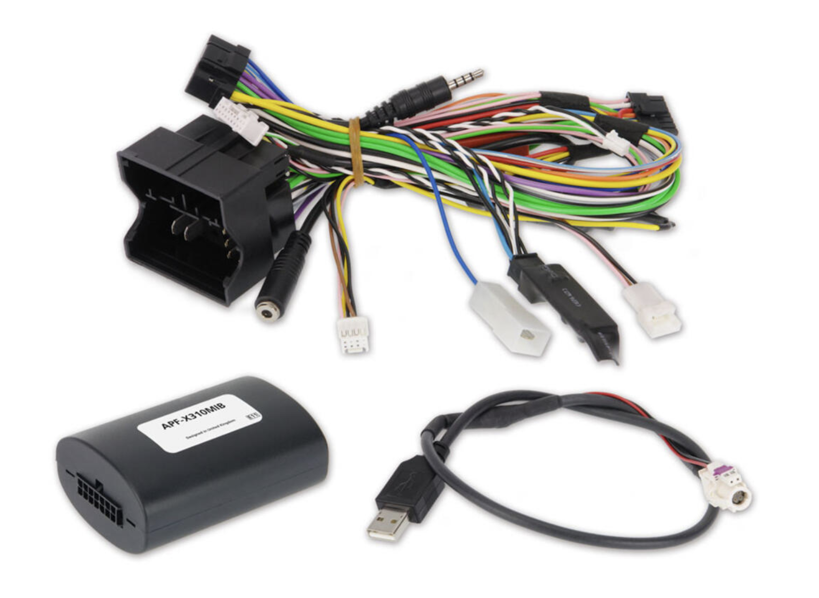 Alpine APF-X320MIB CAN-Bus-Lenkrad/Display/Parksens./Navi/Klima-Interface Kompatibel mit Golf VII, Seat, Skoda und VW