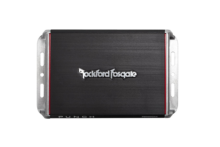 Rockford Fosgate PBR300x4 PBR-Serie 4-Kanal Verstärker 300 Watt RMS