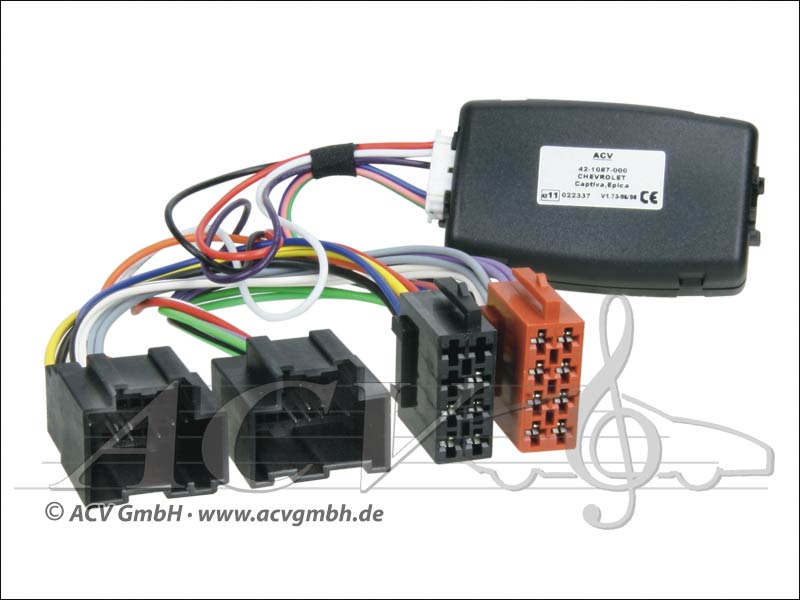 ACV 42-1087-500 Lenkradadapter Chevrolet Captiva -> Blaupunkt