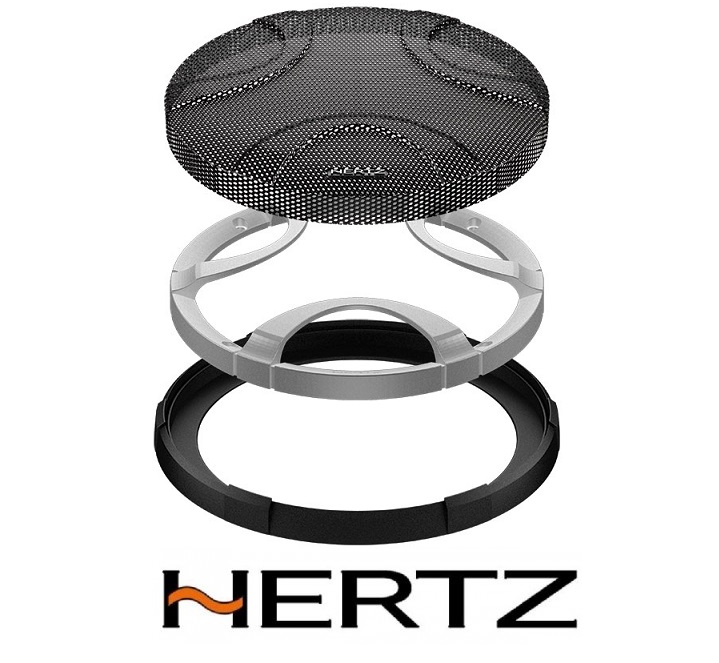 Hertz EG 130.4 - 13 cm Lautsprecherabdeckung SET GRILLE 130 mm 1 Paar/2Stück