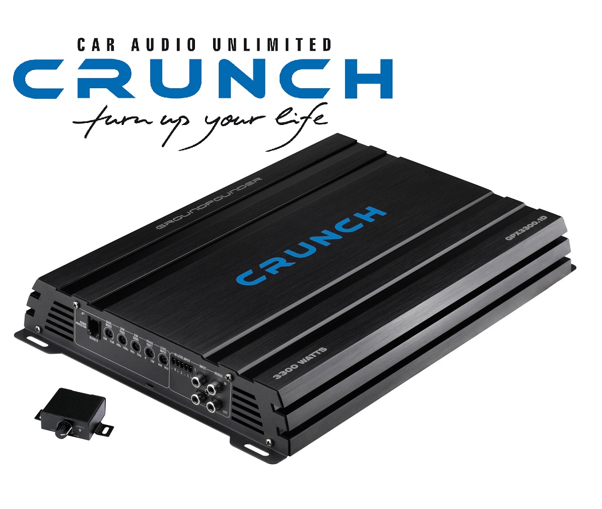 Crunch GPX3300.1D Class D Digital Mono 1-Kanal Verstärker 3300 Watt 