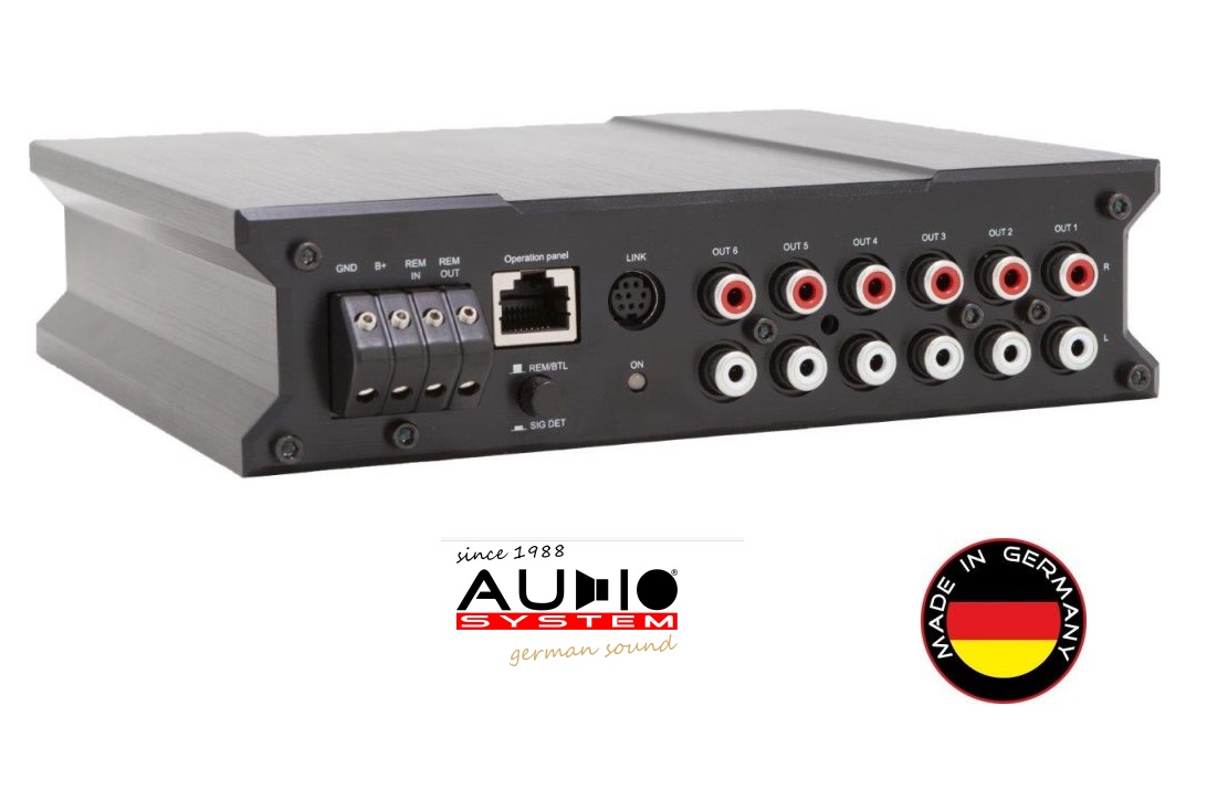 AUDIO SYSTEM DSP 8.12 12-Kanal Hochleistungs-DSP mit Freescale Multi-Core Chip