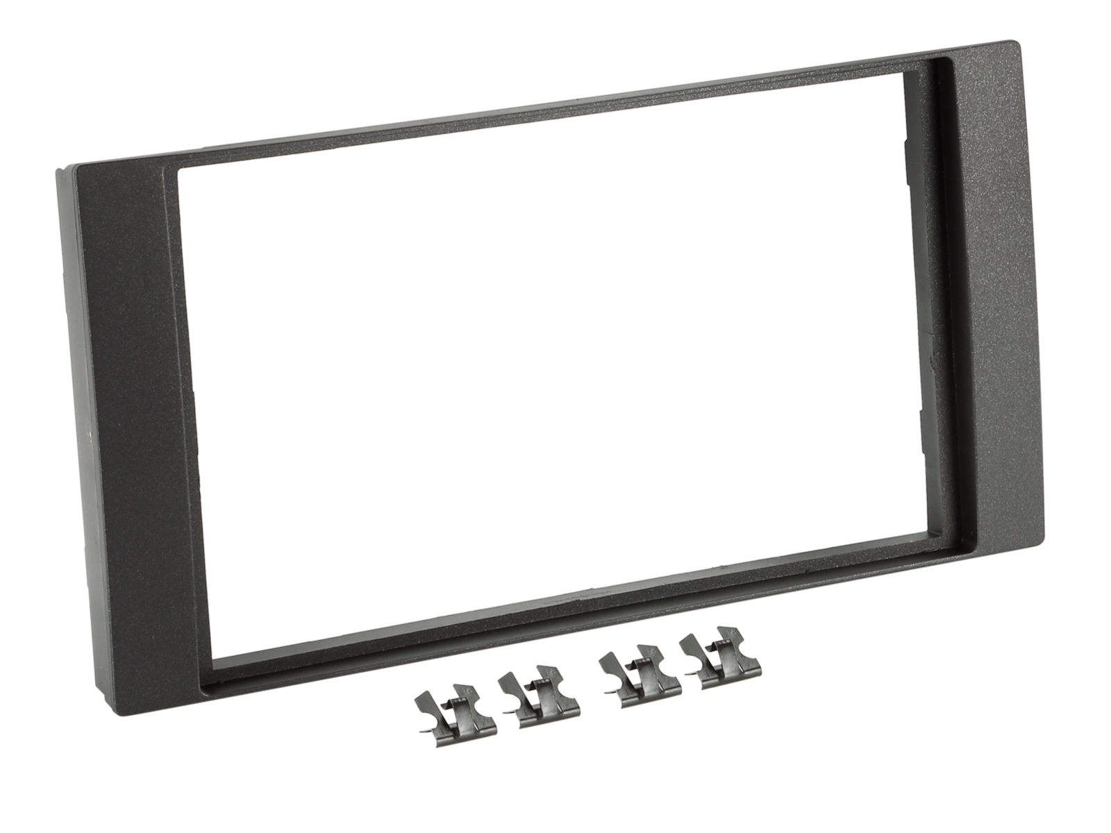 ACV 281114-15-1 2-DIN Radioblende kompatibel mit Ford Fahrzeugen C-Max, Fiesta, Focus, Fusion, Galaxy, Kuga, S-Max, Transit