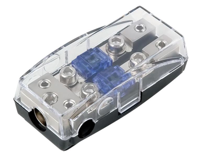 ACV 30.3804-02s Mini ANL fuse holder ( silver ) 1 x 35 mm² + 2 x 20 mm²