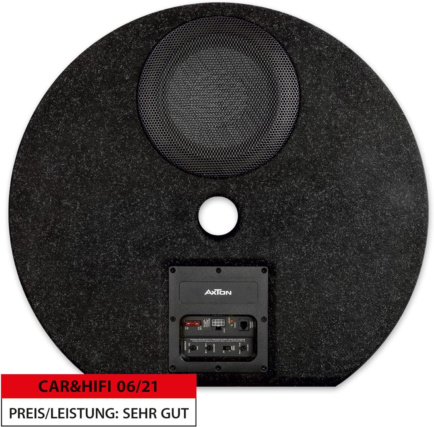 AXTON ATB20RXF Extraflacher 20 cm / 8" Aktivsubwoofer für die Reserveradmulde 100 W RMS