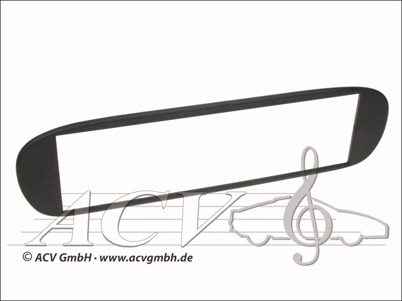 Radioblende Rubber Touch Fiat Barchetta schwarz