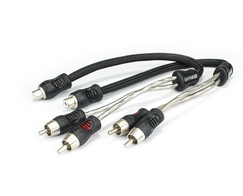 EMPHASER ESP-RCYM Y-Cinch-Kabel 30 cm High-End Cinch-Y-Adapter Cinchverteiler "male" 