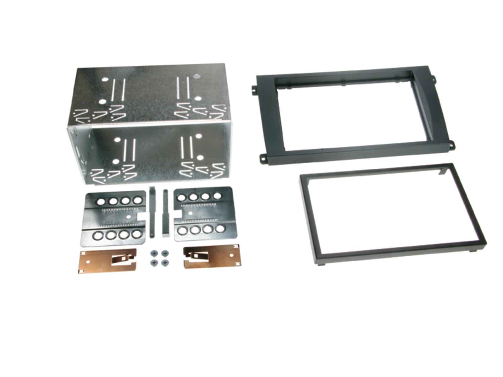 Alpine APF-F381323-80-1PO 2-DIN Radioblende Installations-Kit für Headunit mit 8-Zoll-Display im Porsche Cayenne 9PA (12.2002-05.2010)