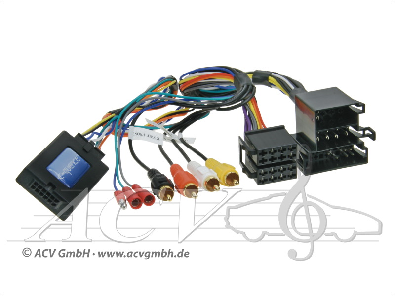 Adaptateur ACV 42-AD-903 CAN-Bus Volant Audi ISO -> JVC