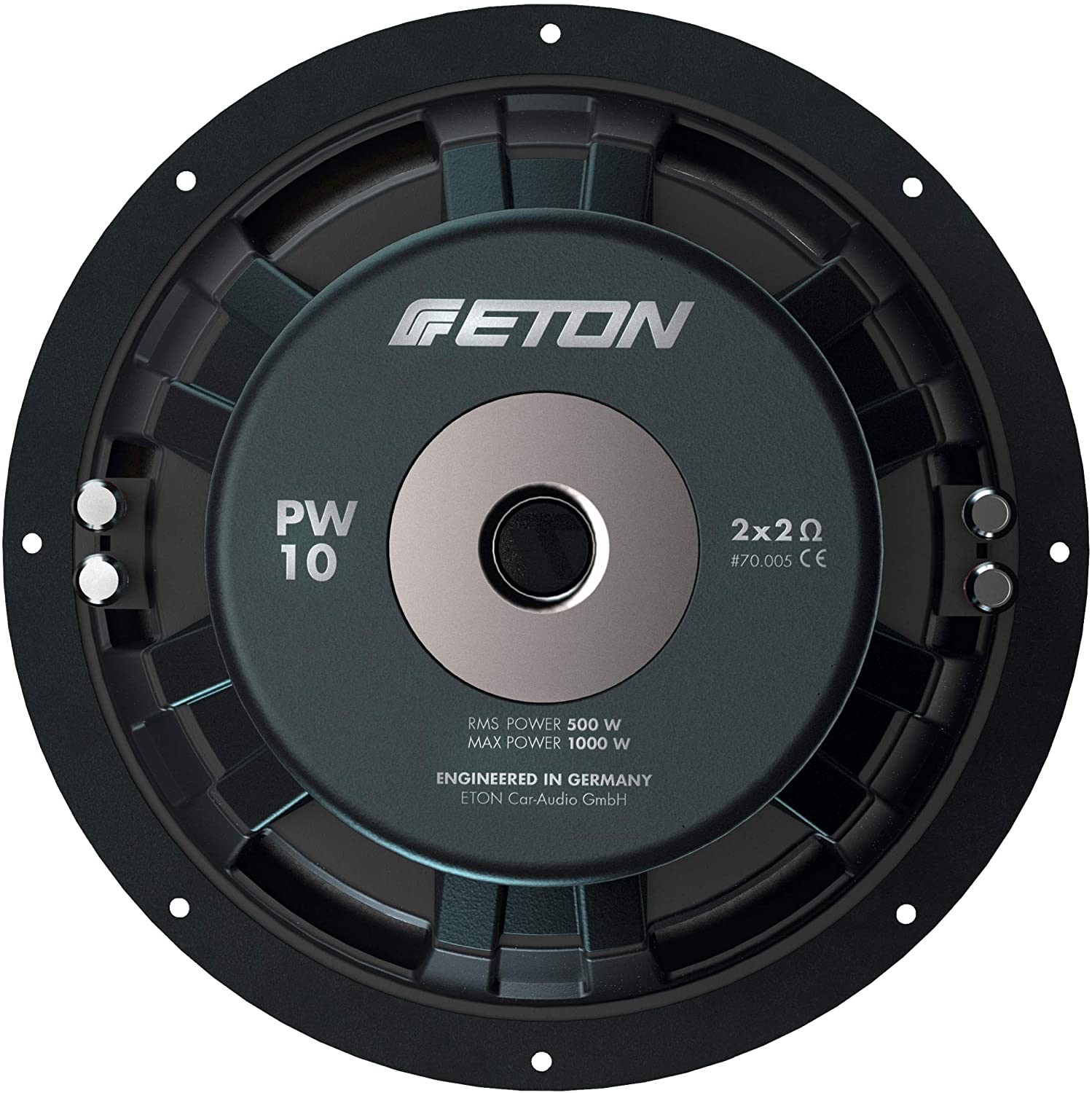 ETON PW10 Power 25 cm Subwoofer Chassis Bass fürs Auto 1000 Watt