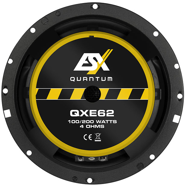 ESX QXE-62 QUANTUM Koax 16,5 cm Koax-Lautsprecher (Paar) 200 Watt