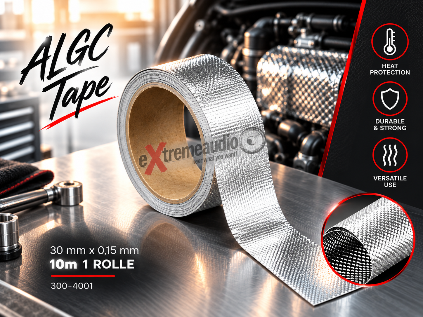 Paramat ALGC Tape Verstärkungsband 30 mm x 0,15 mm - 10m 1 Rolle - 300-4001