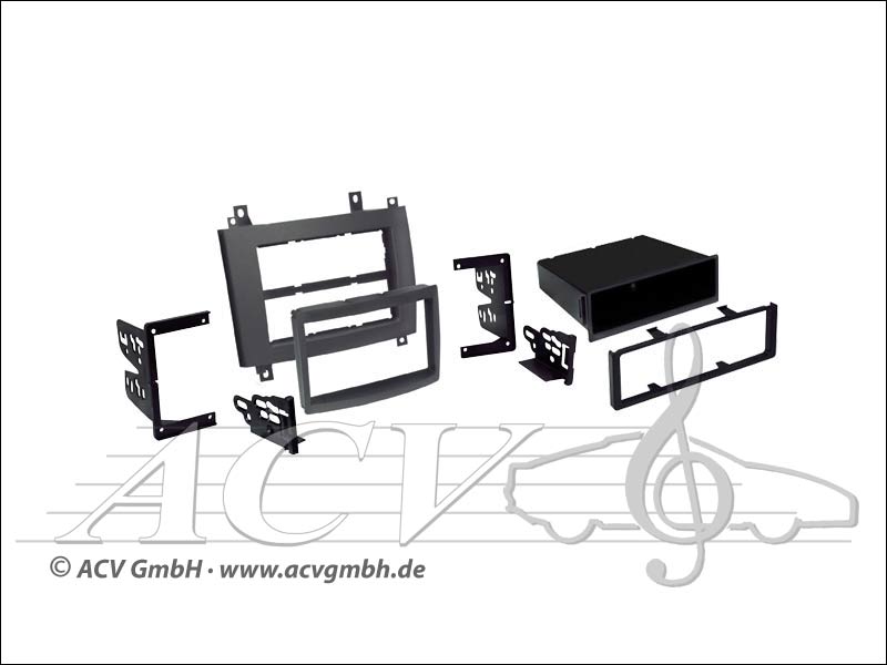 Double-DIN radio lunette Cadillac CTS / SRX 