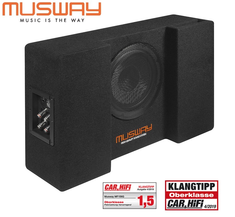 Musway MF1080Q SINGLE-BASSREFLEX-SYSTEM 20cm Subwoofer