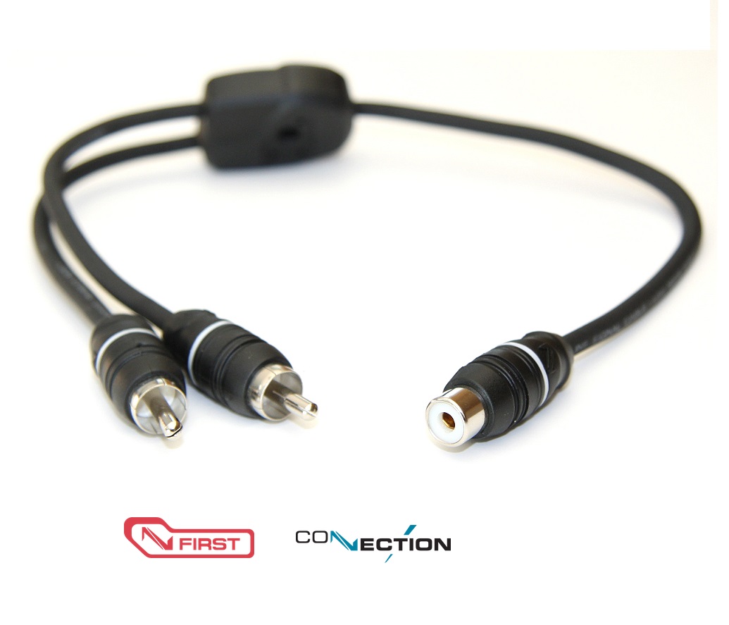 Connection Audison FSM 030.2 RCA Y-Cinch 1 x Buchse - 2 x Stecker 