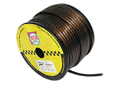 RTA 353.111-2 Stromkabel 10mm² Querschnitt Farbe: braun transparent Länge: 50 meter Rolle