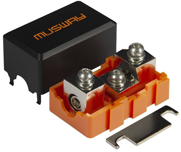 MUSWAY MFB100 Modular Mini-ANL Sicherungshalter Kabelquerschnitte bis zu 20 mm²