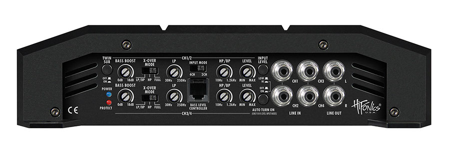 HIFONICS ZRX-9404 ZEUS-SERIE AMP Class A/B Analog 4-Kanal Verstärker 1200 Watt