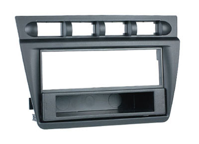RTA 001.410-0 2 - DIN mounting frame, Black ABS