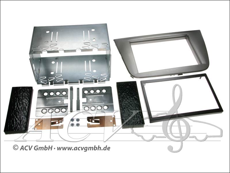 Double-DIN installation du kit caoutchouc Touch Seat Altea / anthracite Toledo 