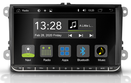RADICAL R-C11VW1 VW Golf 5+6 Infotainer Autoradio Android 9.0 