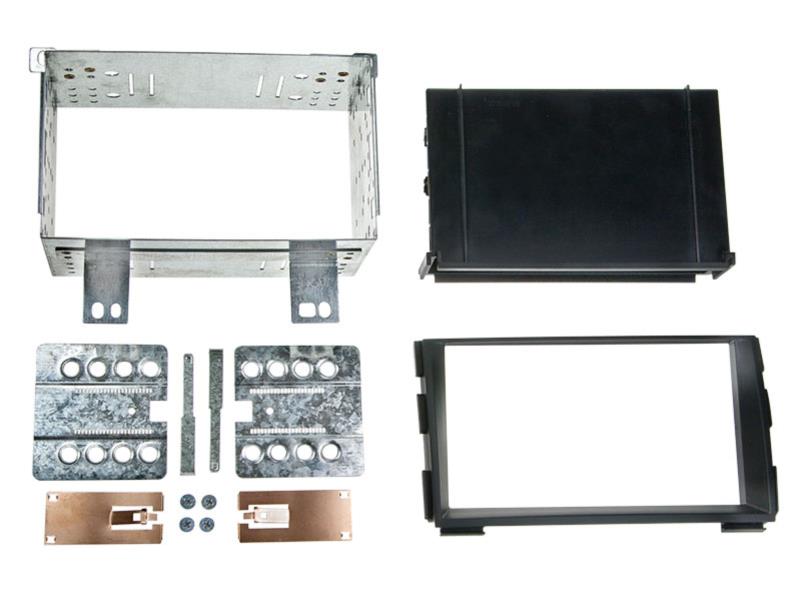 ACV 281178-27 2 - DIN plaque de planche de bord avec poche Kia Ceed 2009> noir