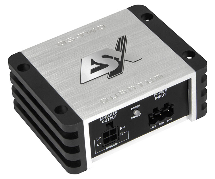 ESX QS-TWO v2 2-Kanal Class D Nano Digital Mini Verstärker 300 Watt RMS