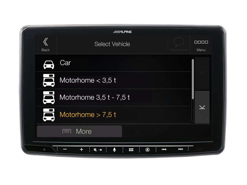 Alpine INE-F904DU All in One Navigation für Fiat Ducato 3, Peugot Boxer 2, Citroen Jumper 2