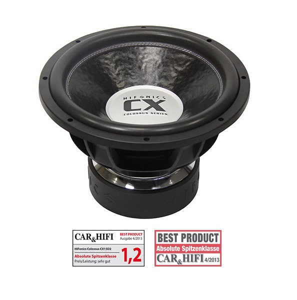 HIFONICS CX15D2 SUBWOOFER 38 cm CX-15D2 9000 Watt