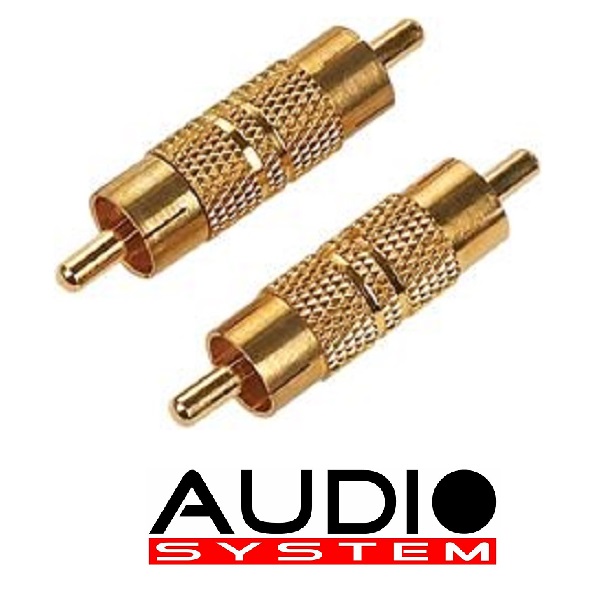 Audio System Z-RCA EXT M 2 x Cinch-Stecker auf Cinchstecker Cinchverbinder 1 Paar