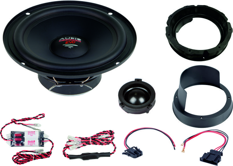 Audio System XFIT SKODA FABIA 6Y EVO2 16,5 cm (6.5") 2-Wege Kompo Lautsprecher Set kompatibel mit SKODA FABIA 6Y 1999->   