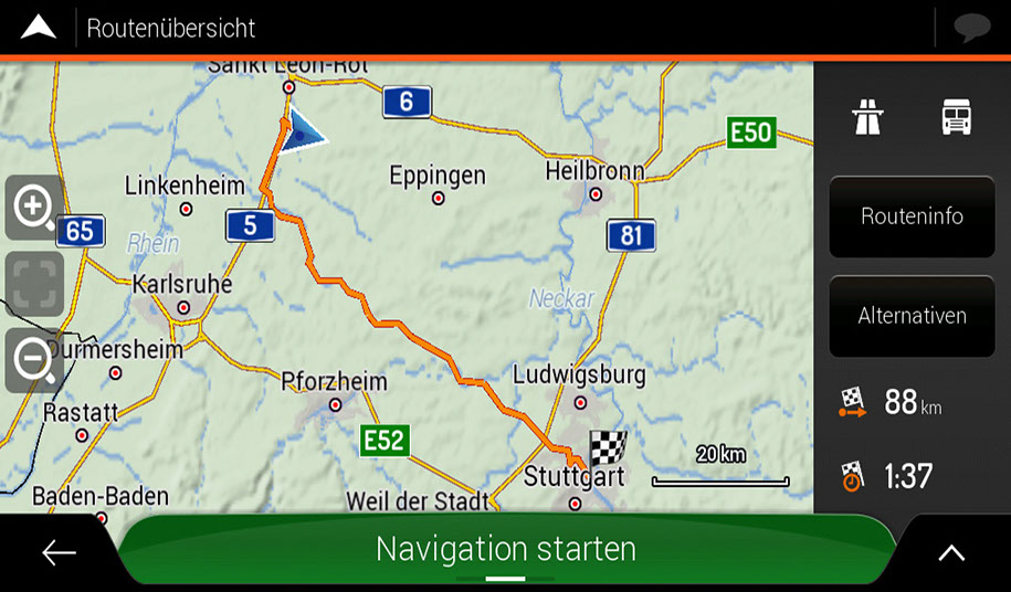 ESX VNA-NG-A3 Camper & Truck Navigations-Software für alle ESX Naviceiver mit Android OS