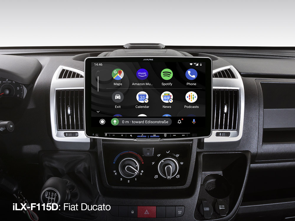 Alpine iLX-F115D Autoradio mit 11-Zoll Touchscreen, DAB+, Bluetooth, Class-D Verstärker