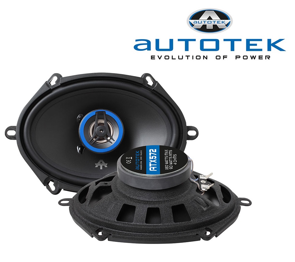 Autotek ATX-572 13 x 18 cm (5 x 7”) 2-Wege Koaxial Lautsprecher 180 Watt 1 Paar