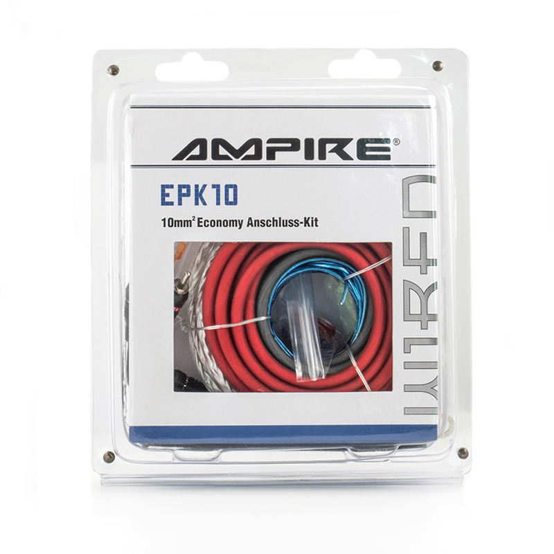 AMPIRE EPK10 Power-Kit 10mm² (Economy) Verstärker-Anschlußkabel-Set