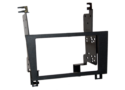 RTA 002.216-0 Double DIN mounting frame black ABS